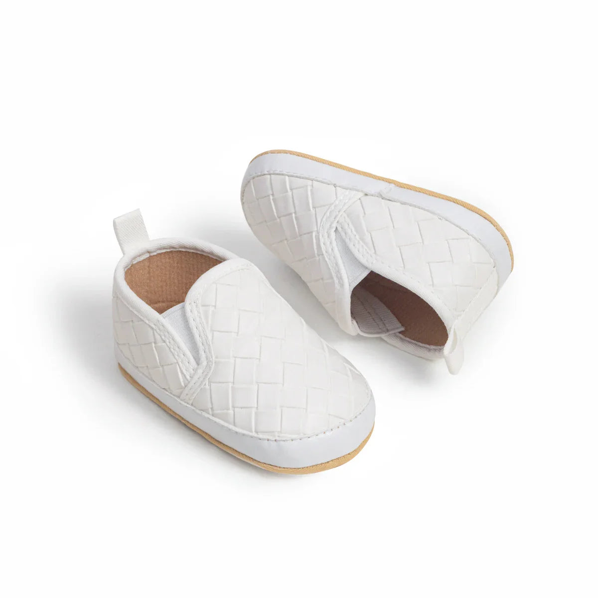 Solid Checker Slip On Shoes