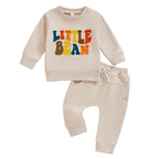 Little Bean Embroidered Outfit Set