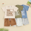 Mr. Steal Your Snacks T-shirt & Shorts