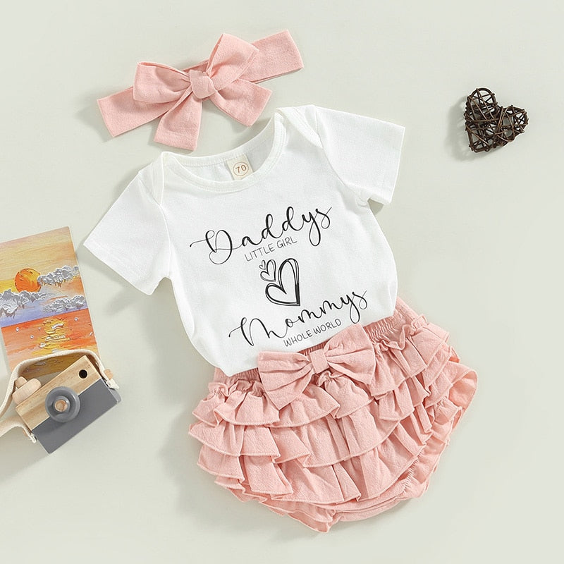 Daddy's Little Girl Mommy's Whole World Outfit