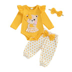 Beary Cute Polkadot Outfit & Headband