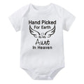 Hand Picked for Earth By My Aunt in Heaven Onesie