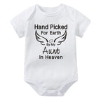 Hand Picked for Earth By My Aunt in Heaven Onesie