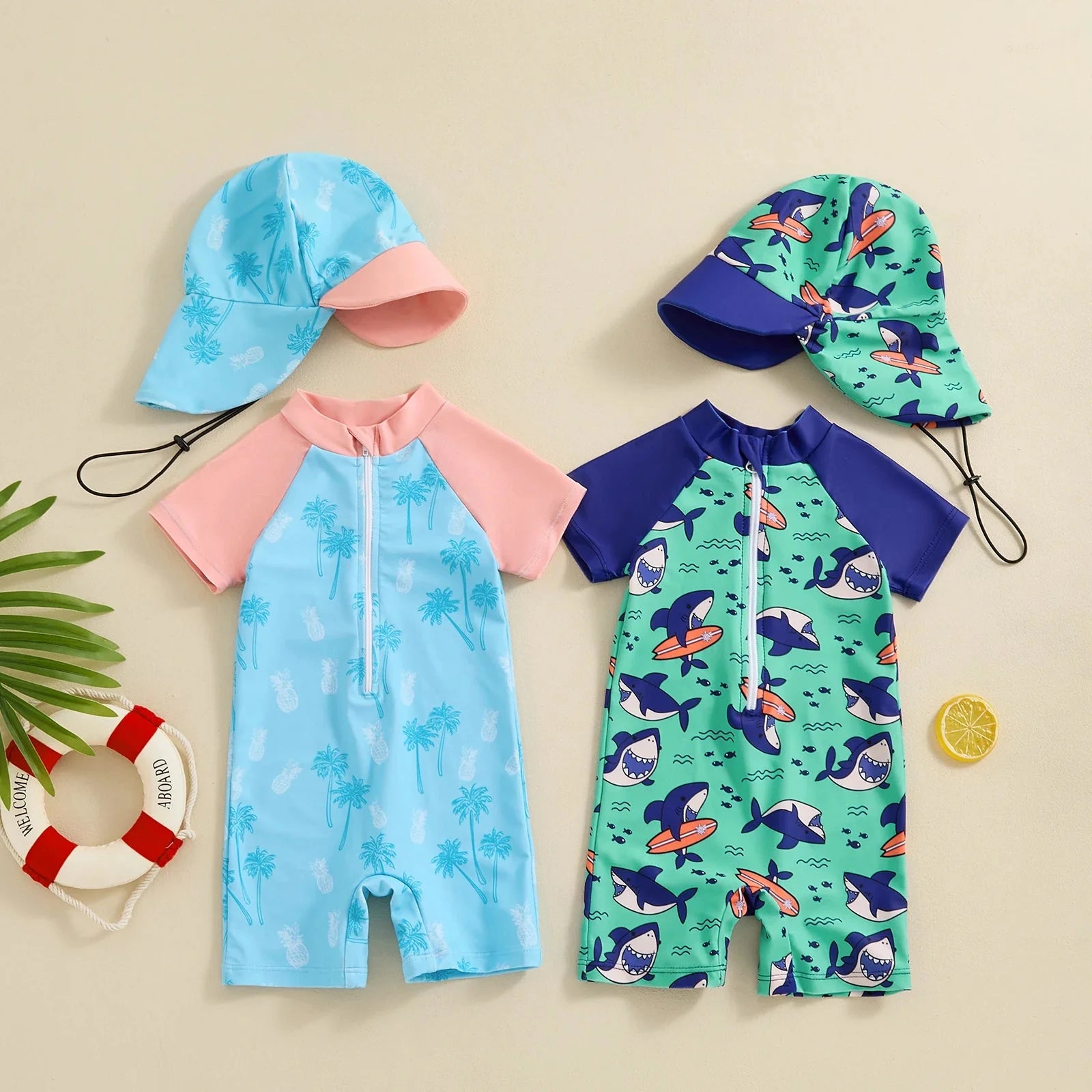 The Tropics Swimsuit & Hat