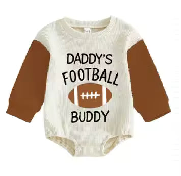 Daddy's Football Buddy Onesie