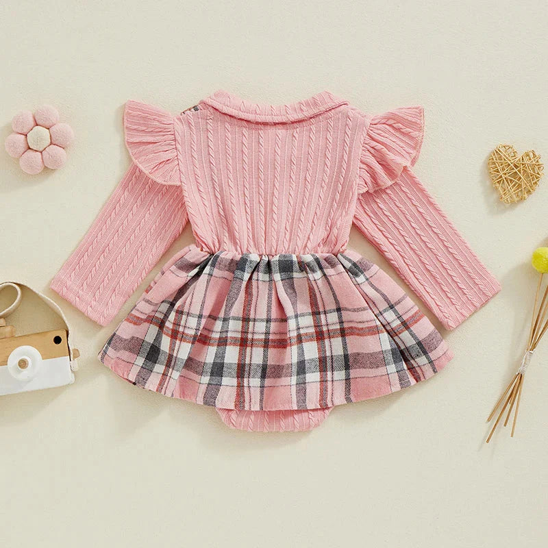 Plaid Ruffled Darla Dress