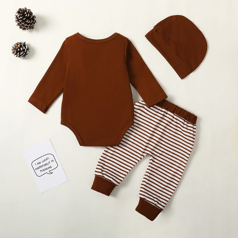 Striped Football Outfit & Hat
