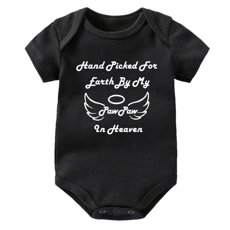 Hand Picked for Earth By My PawPaw in Heaven Onesie