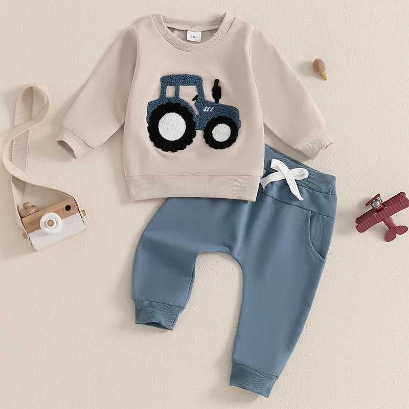 Tractor Kids Outfit Set
