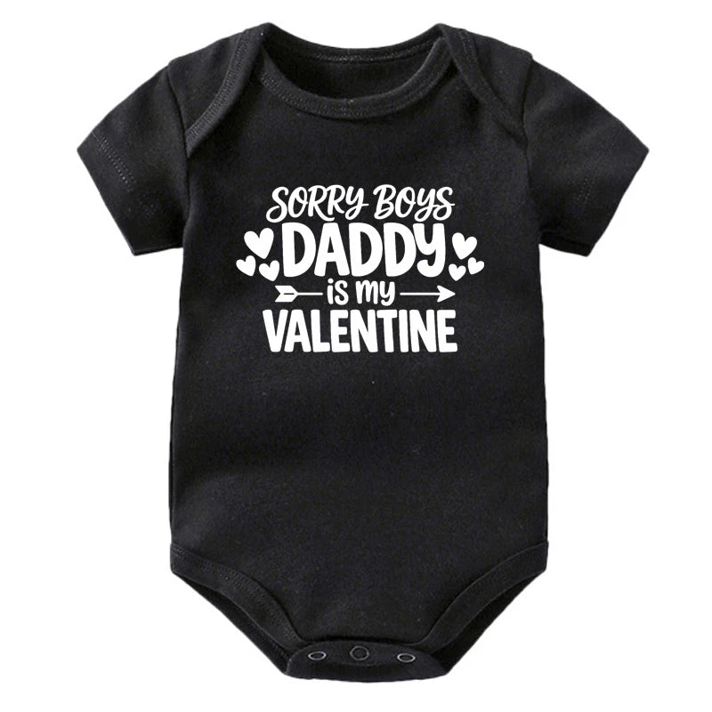 Sorry Boys Daddy Is My Valentine Sorry Girls Mamma Is My Valentine Onesie