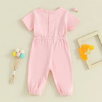 Solid Waist Tie Tonya Romper