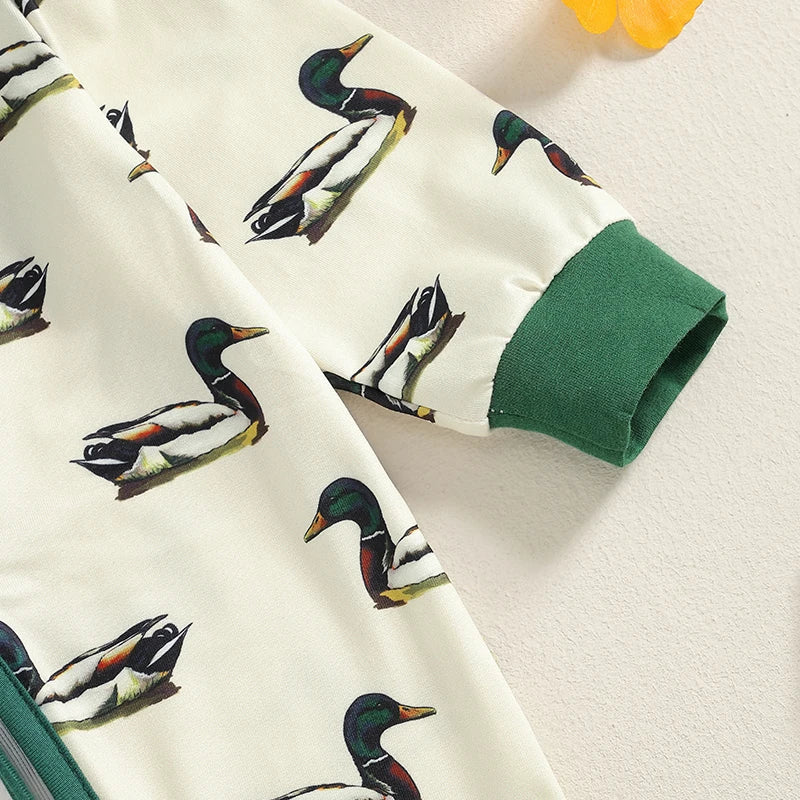 Mallard Zipper Onesie