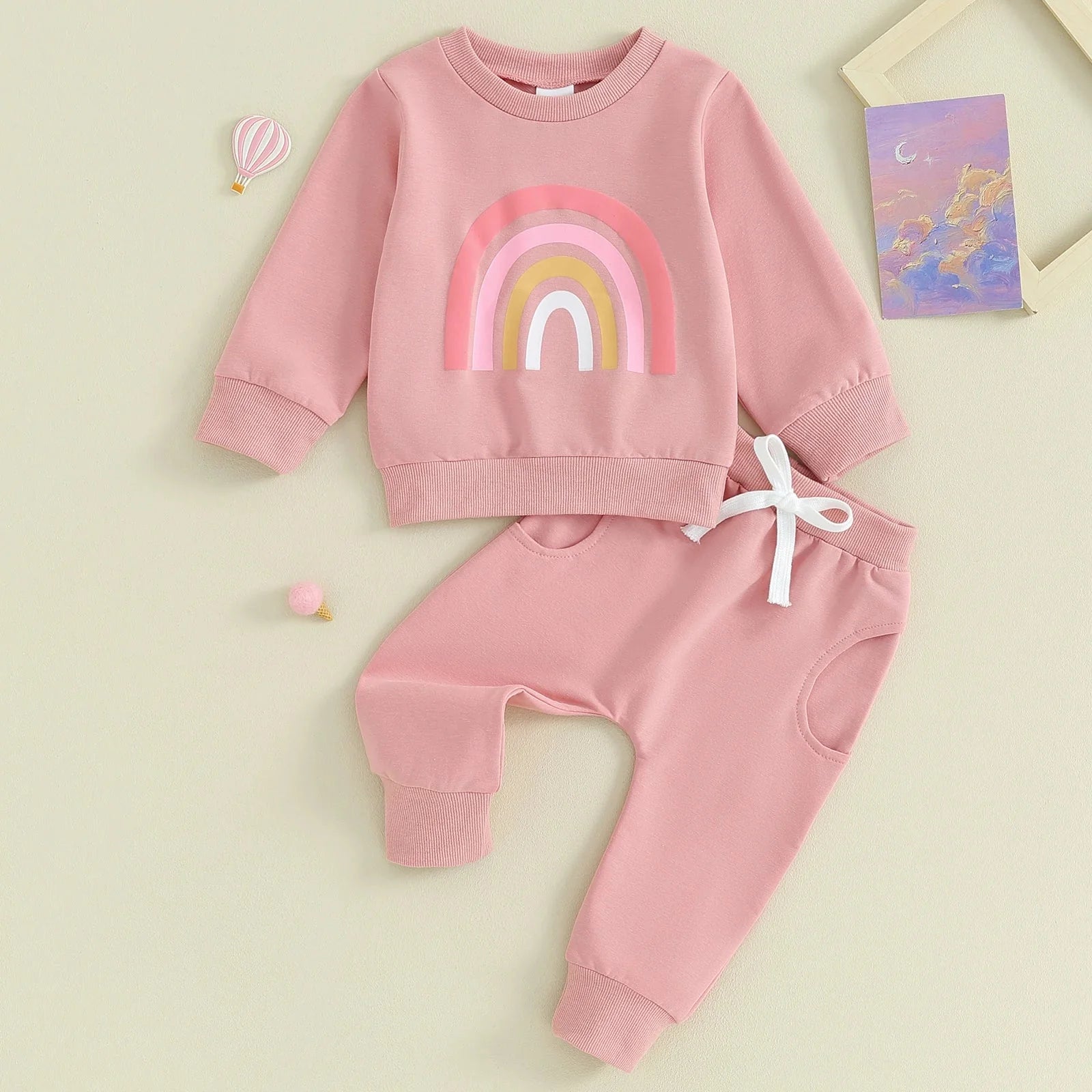 Rainbow Jogger Set