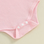 Bunny Ruffle Overalls Easter Dress Outfit