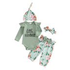 Little Sister 4 Piece Flower Outfit