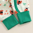 Lady Bug Floral Onesie & Bow