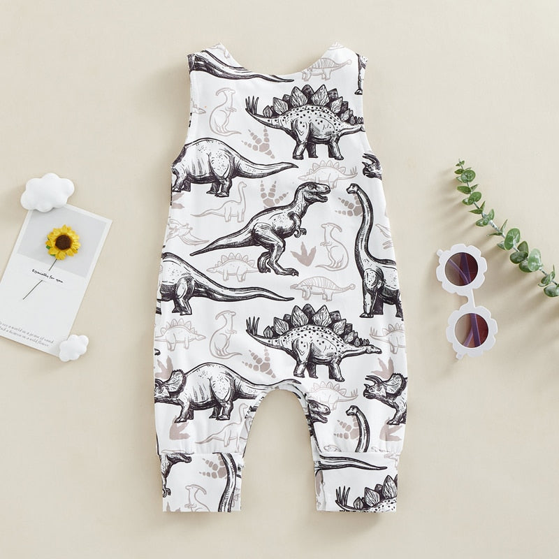 Davie Dino Fish Romper