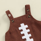 Corduroy Football Romper