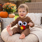 Baby Turkey Thanksgiving Romper