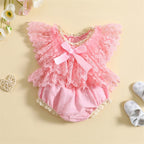 Floral Lace Princess Romper