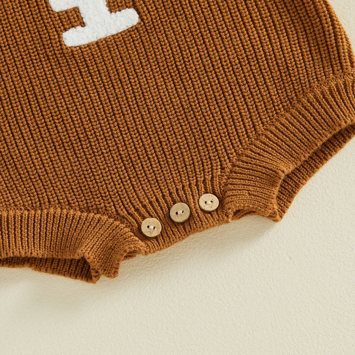 Baby Rugby Football Knit Romper 🏈
