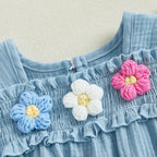 Flower Ruffle Romper
