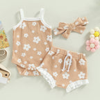 Ruffled Flower Power Summer Outfit