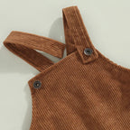 Solid Corduroy Romper