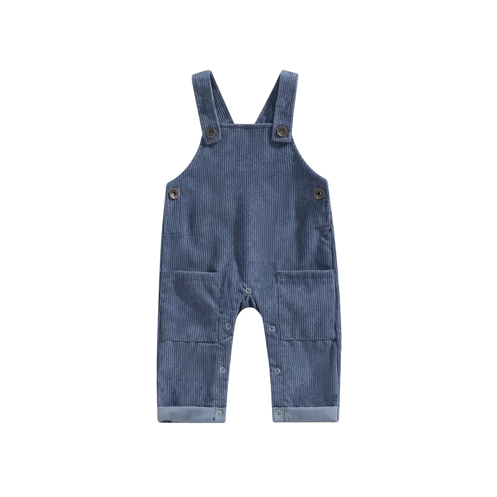 Solid Corduroy Romper