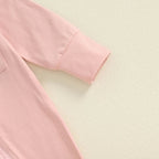 Solid Collared Pocket Onesie