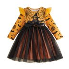🧙‍♀️ Witchy Pumpkin Girl Halloween Dress