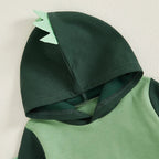 Spikey Dino Hoodie Romper