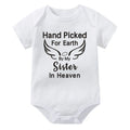 Hand Picked for Earth By My Sister in Heaven Onesie