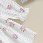 Floral Boho Dress & Matching Bow