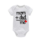 Mom Plus Dad Equals Me Funny Onesie (Multiple Colors)