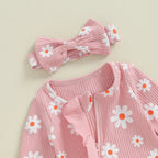 Sun Flower Romper & Headband
