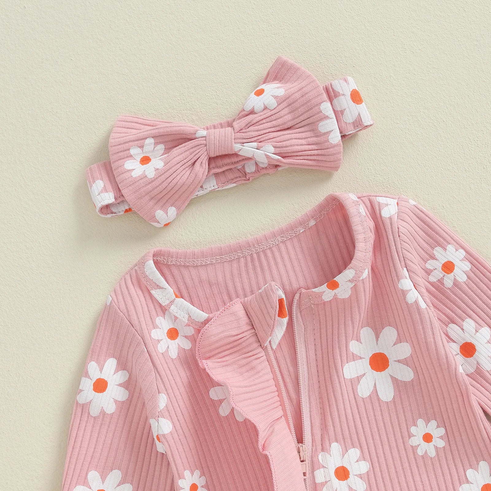 Sun Flower Romper & Headband