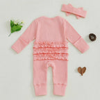 Ruffled Little Sister Onesie & Headband