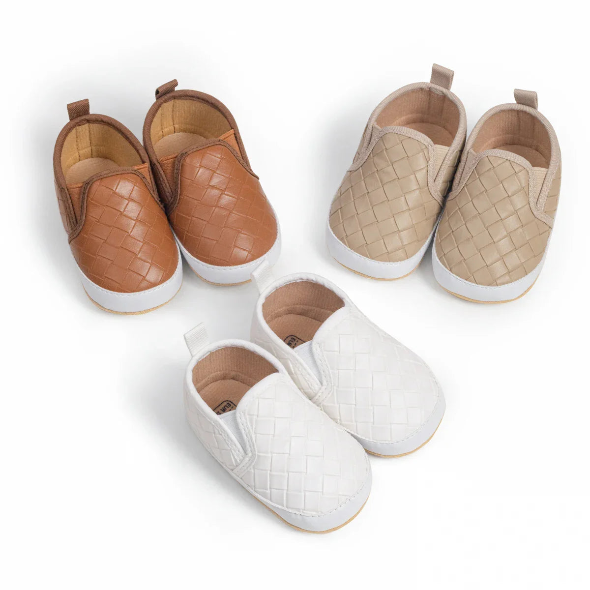 Solid Checker Slip On Shoes