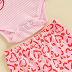 Daddy's Girl Leopard Heart Outfit