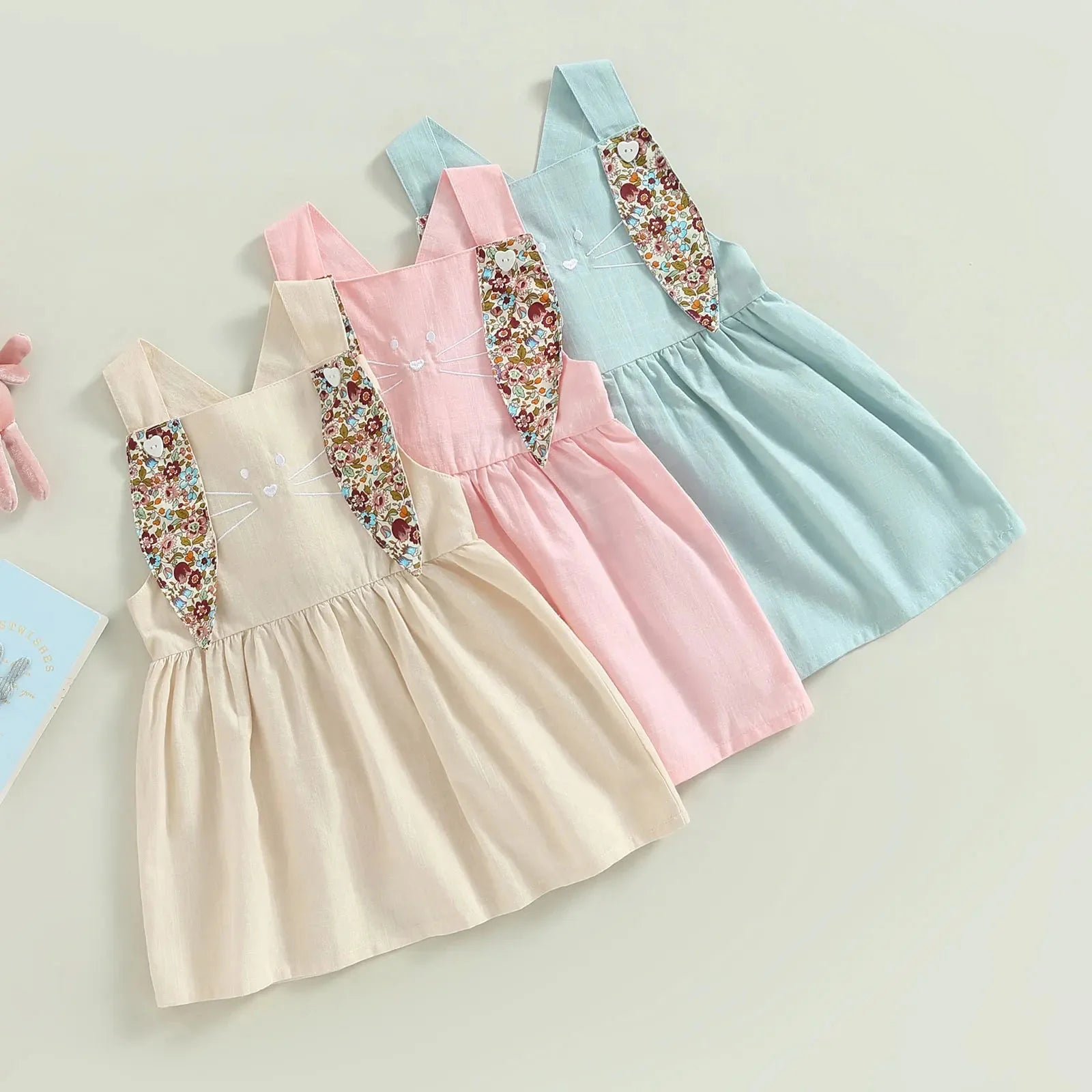 Floral Bunny Ear Easter Dress