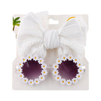 Flower Sunglasses with Headband