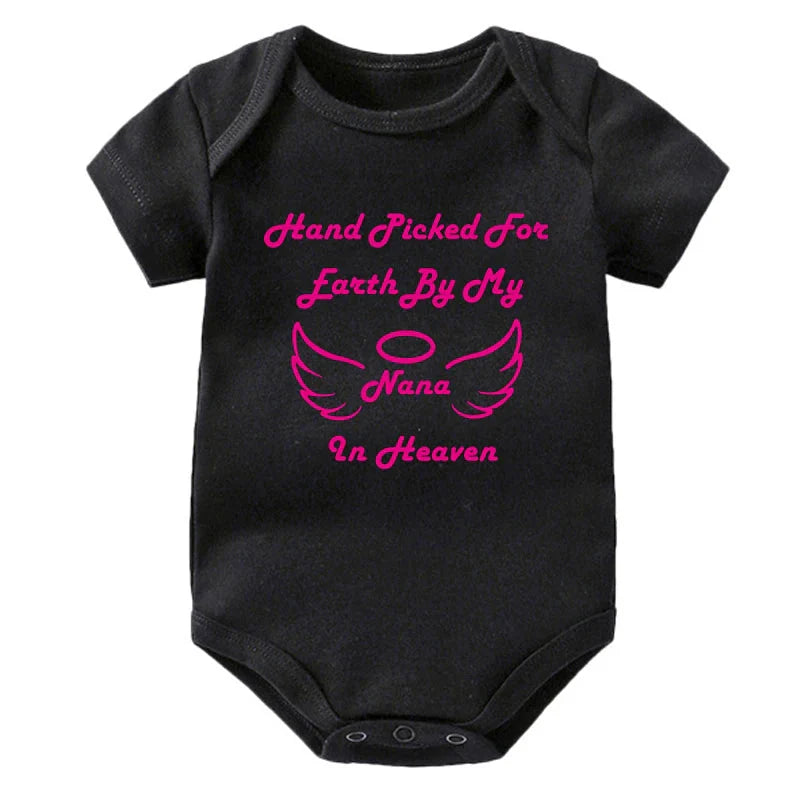 Hand Picked for Earth By My Nana in Heaven Onesie