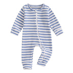 Striped Zipper Onesie