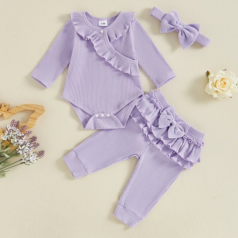Precious Purple Ruffle Outfit