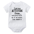 Pink Attitude Onesie