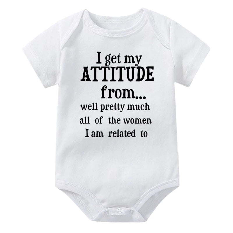 Pink Attitude Onesie