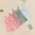 Ribbed Bow Remi Romper