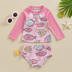 Pink Fish Swimsuit