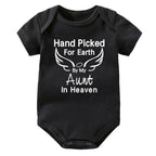 Hand Picked for Earth By My Aunt in Heaven Onesie